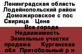 Ленинградская область Лодейнопольский район Доможировское с/пос Свирица › Цена ­ 1 700 000 - Все города Недвижимость » Земельные участки продажа   . Курганская обл.,Притобольный р-н